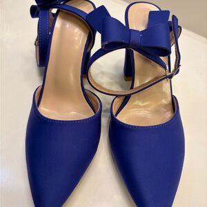 Royal blue heels